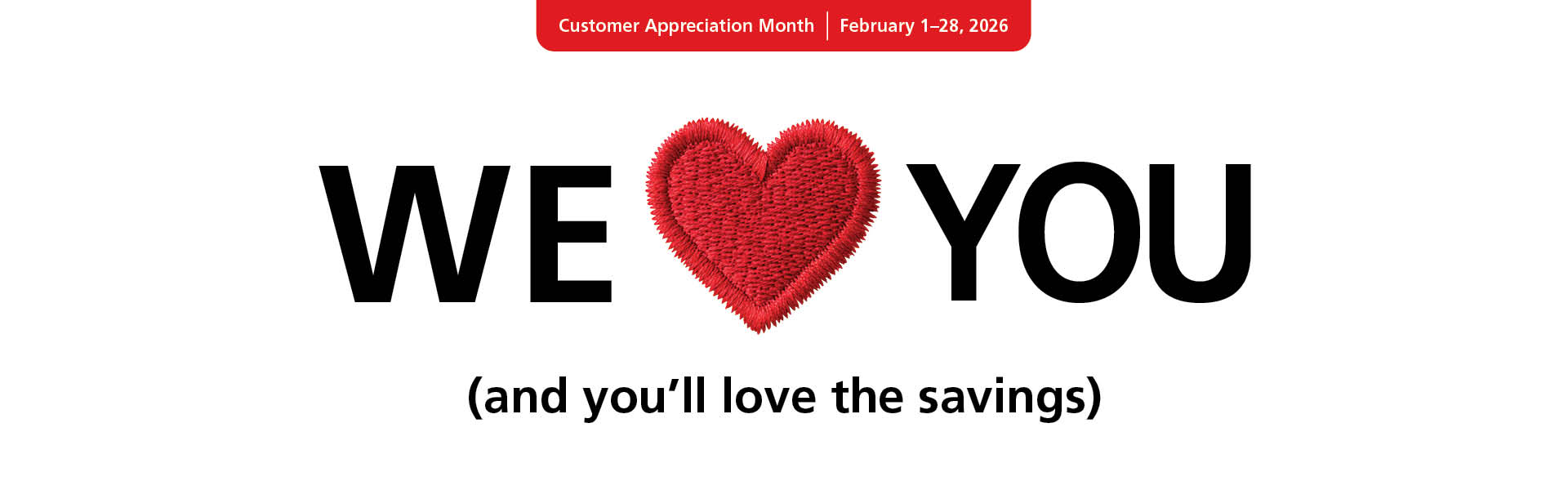 February Savings Promo